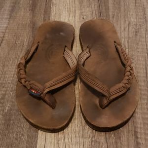 Little girl rainbow sandals